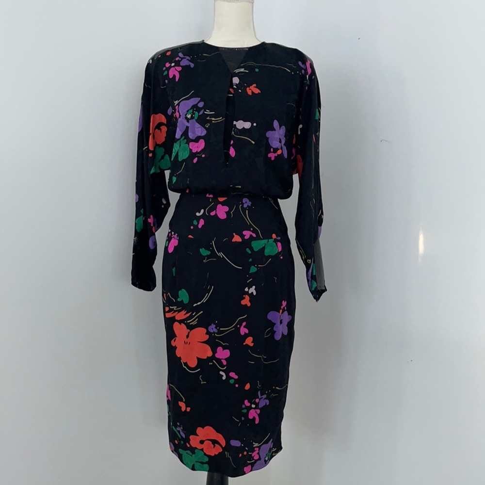 Vintage silk dress